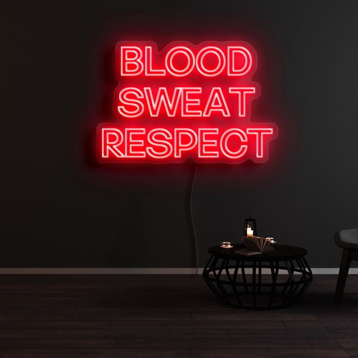 Blood Sweat Respect Led Neon Sign - Shineneon
