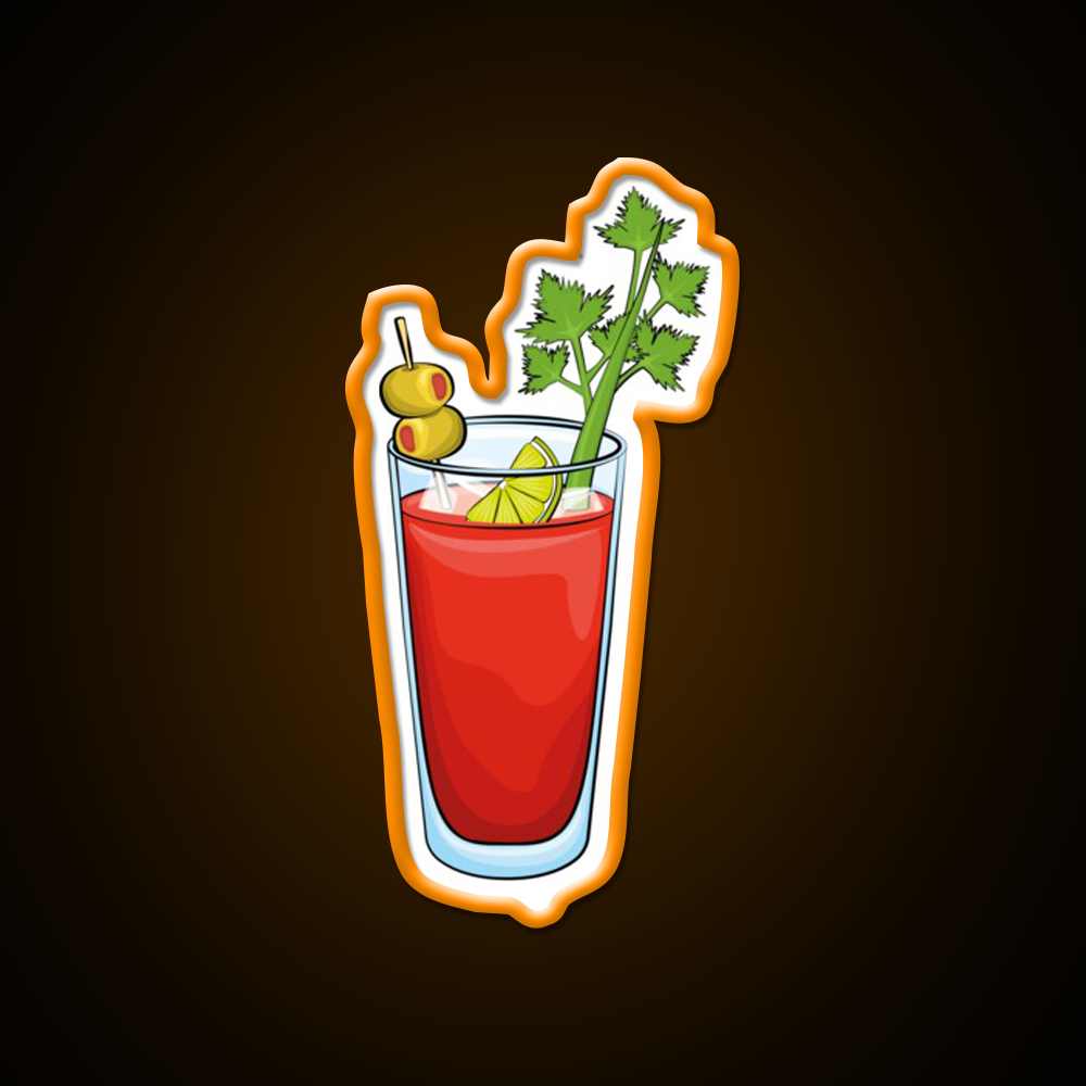 Bloody Mary For Cocktail Mary Lover Cocktail Bar Decor Led Neon Sign Rgb Color - LED neon sign view 6