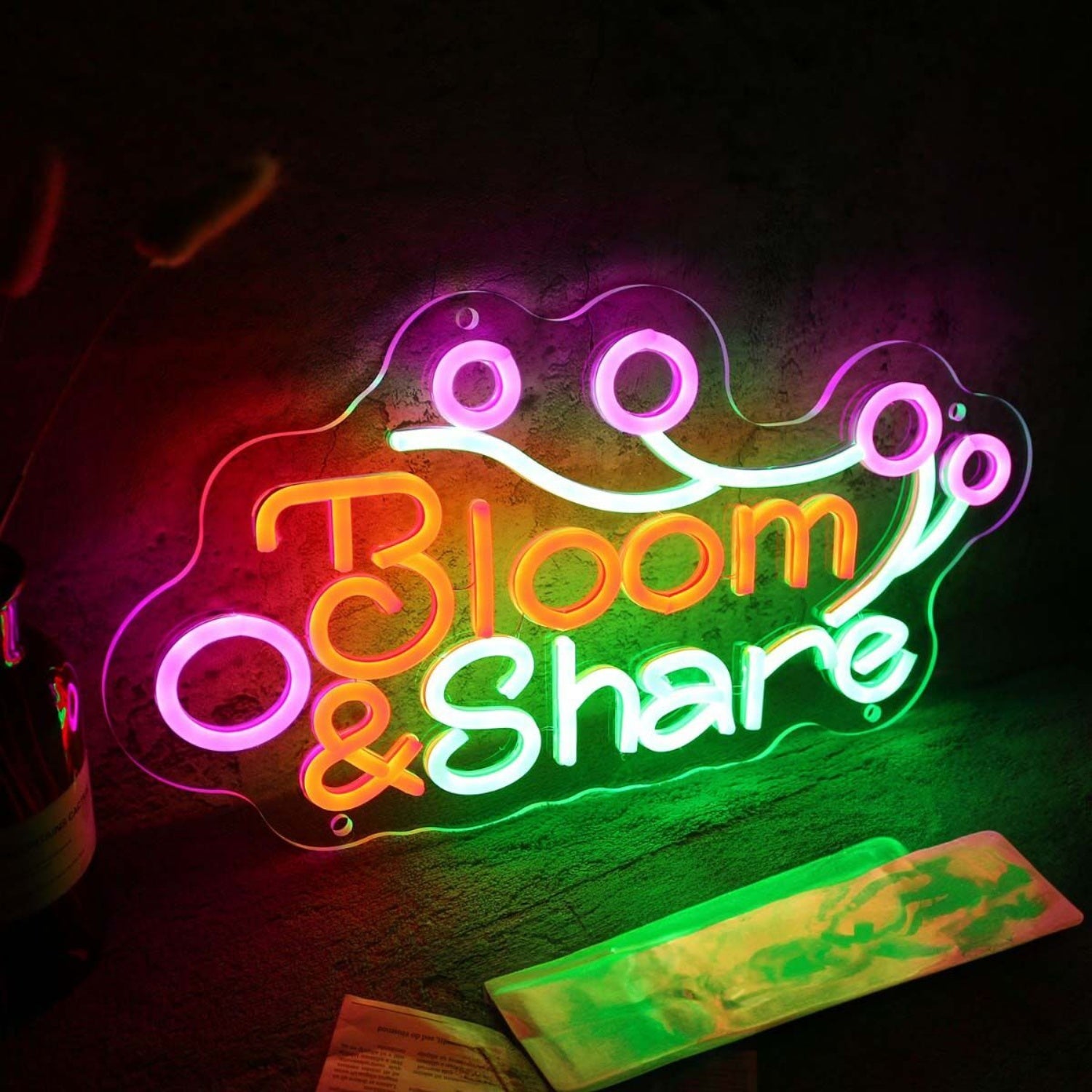 Bloom And Share Neon Sign | Shineneon