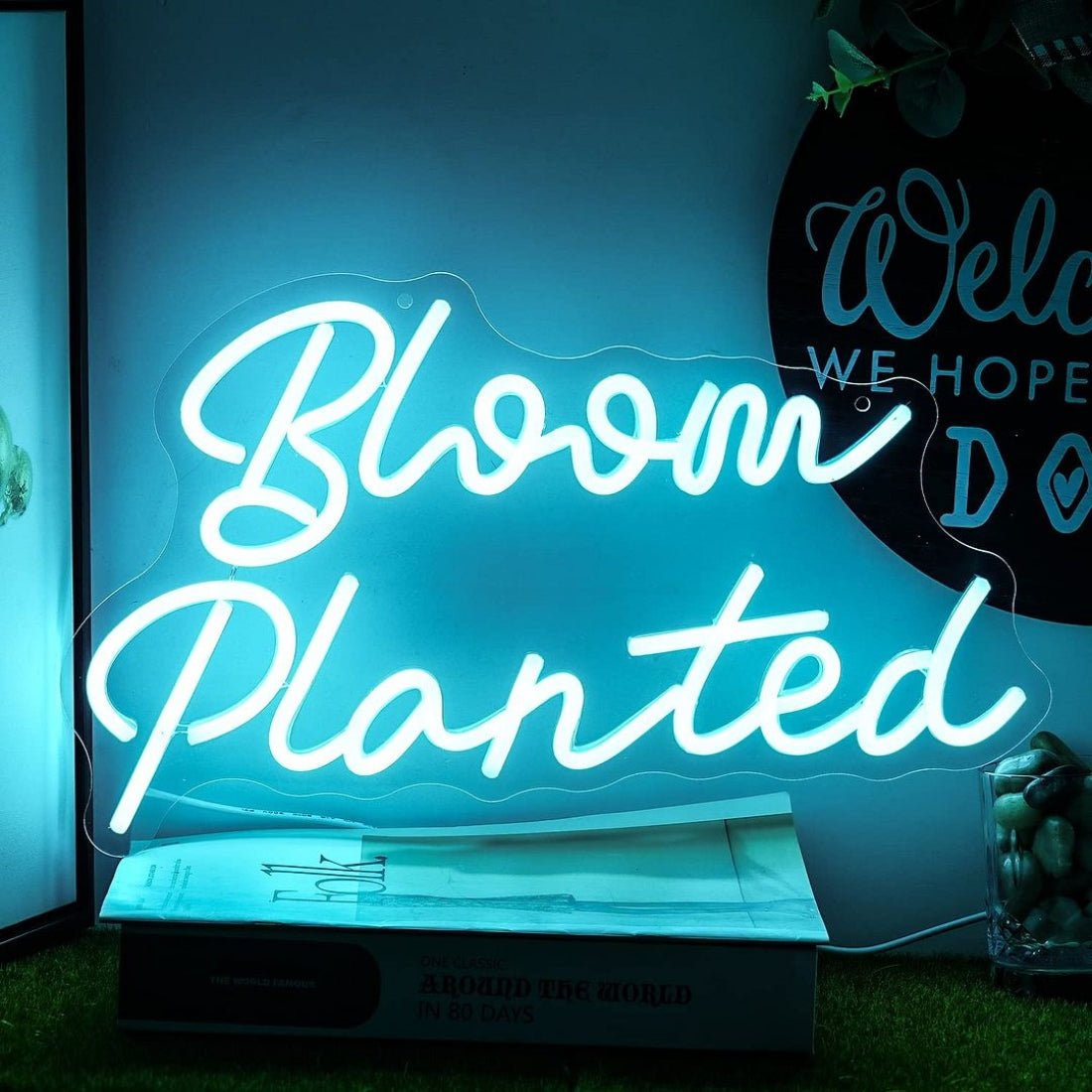 Bloom Planted Led Sign Business Neon Sign - Shineneon