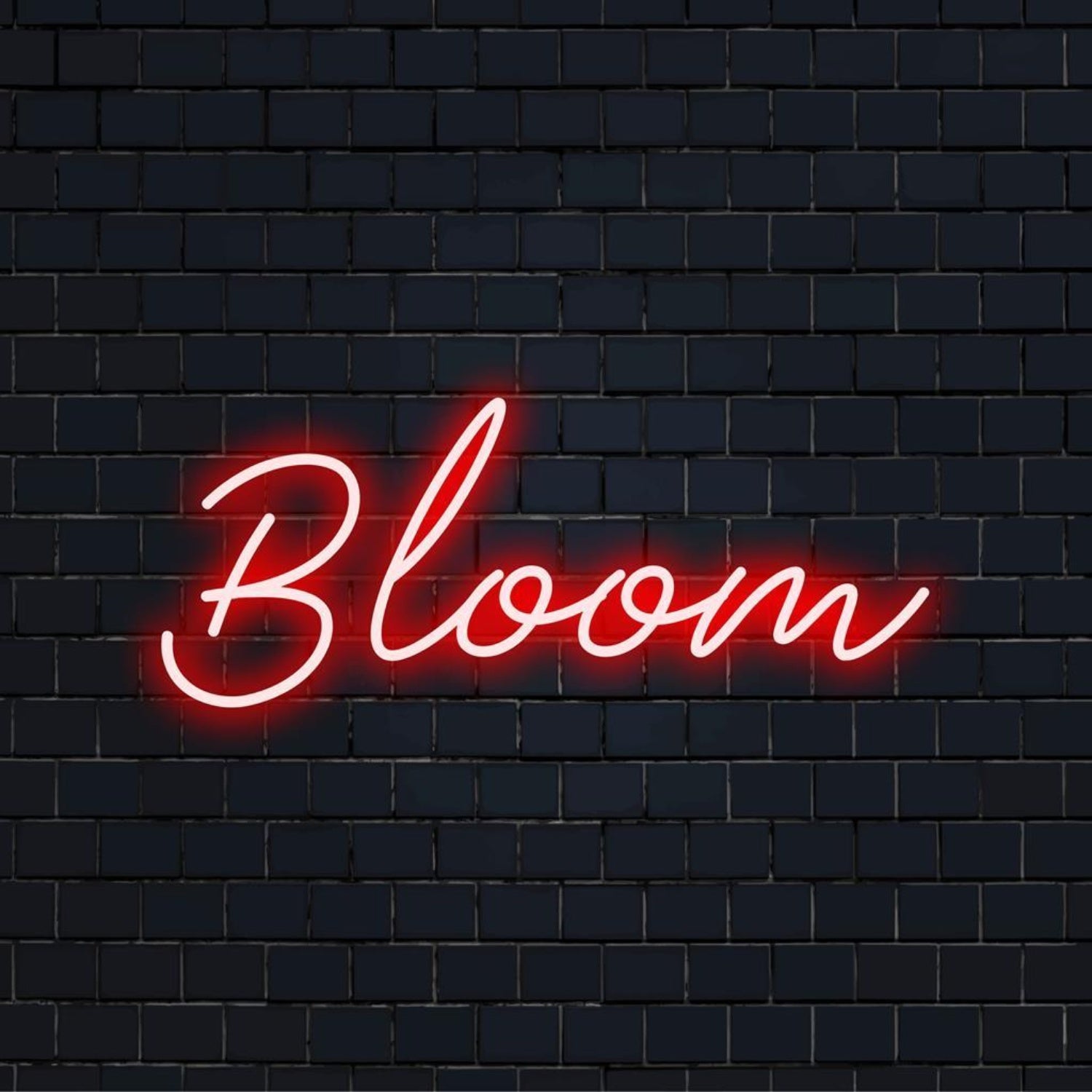 Bloom Red Led Neon Sign For Cafe Floral Shop Home Decor | Shineneon