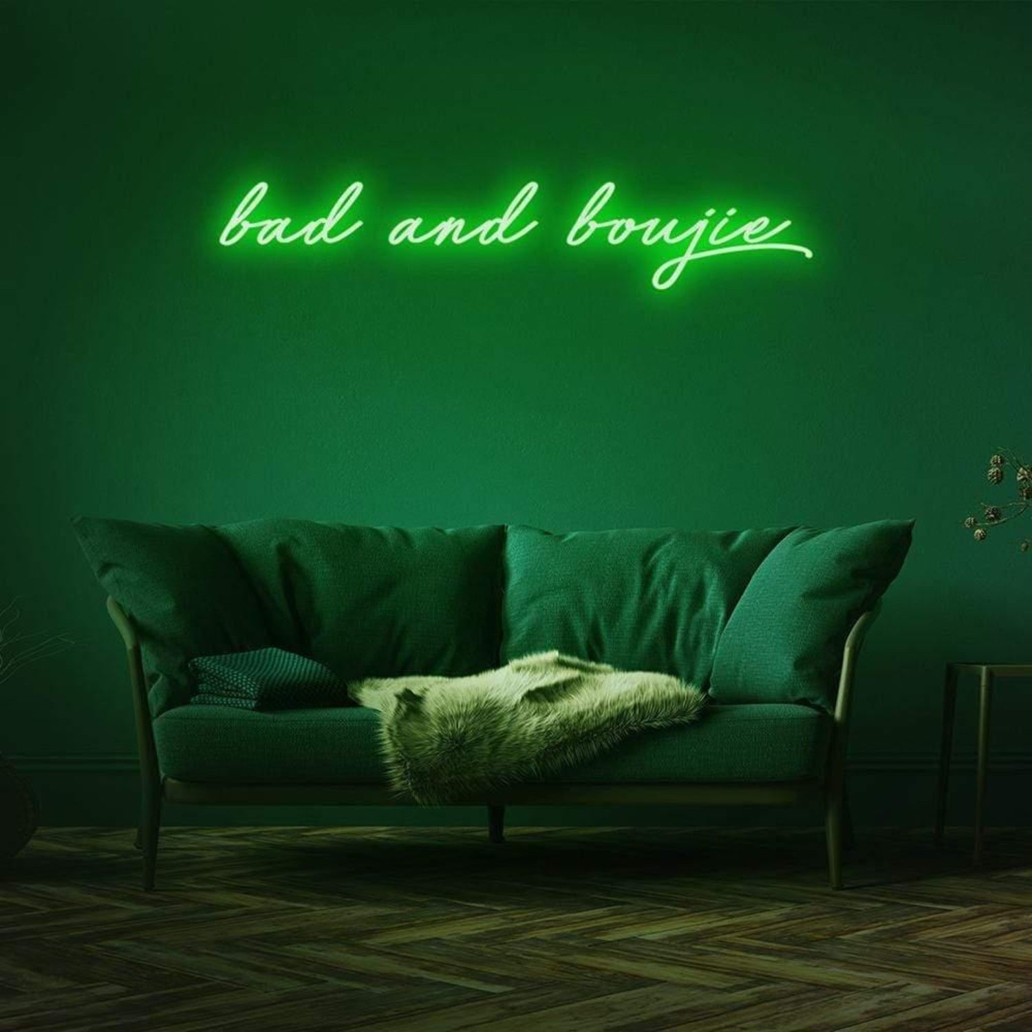 Blue Bad And Boujie Led Neon Sign For Modern Home Decor | Shineneon