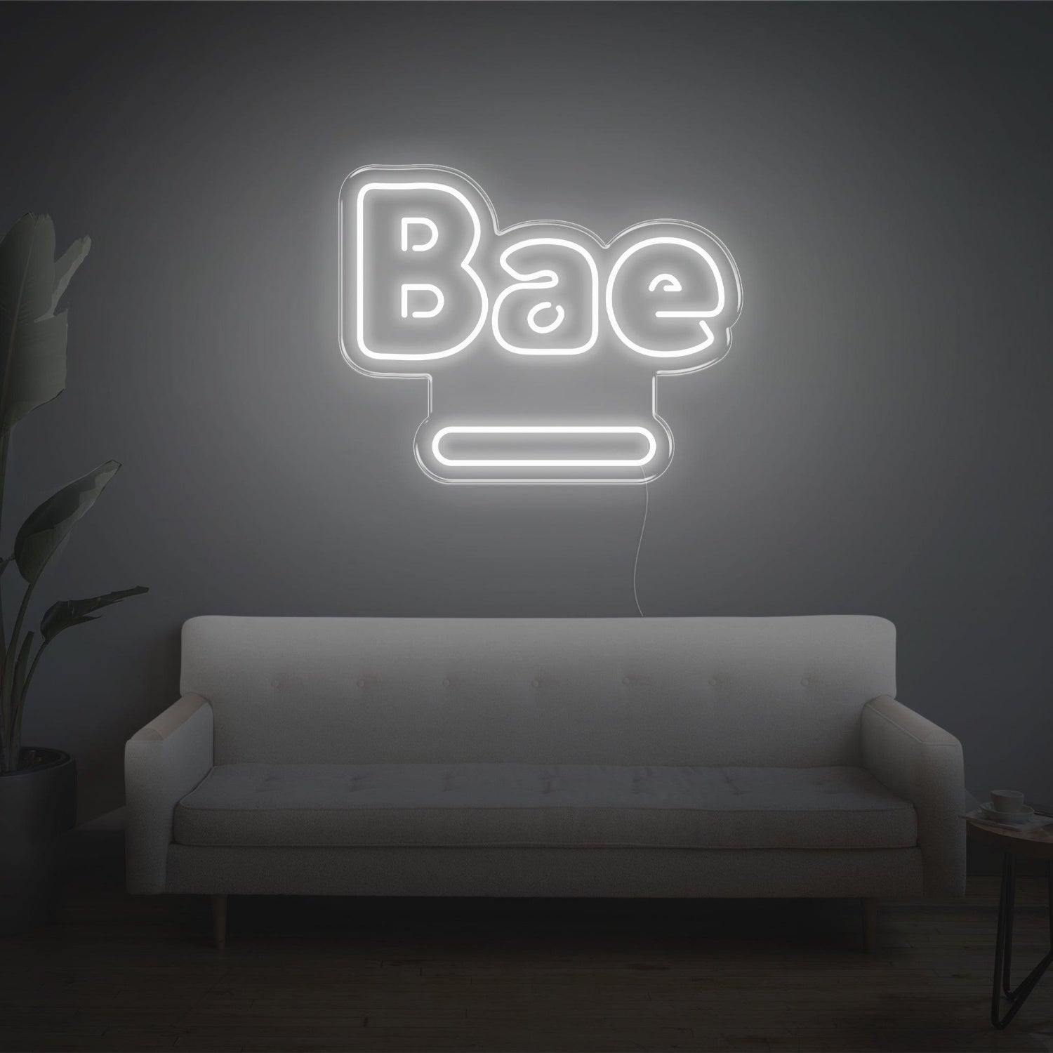 Blue Bae Led Neon Sign For Home Cafe Decor | Shineneon
