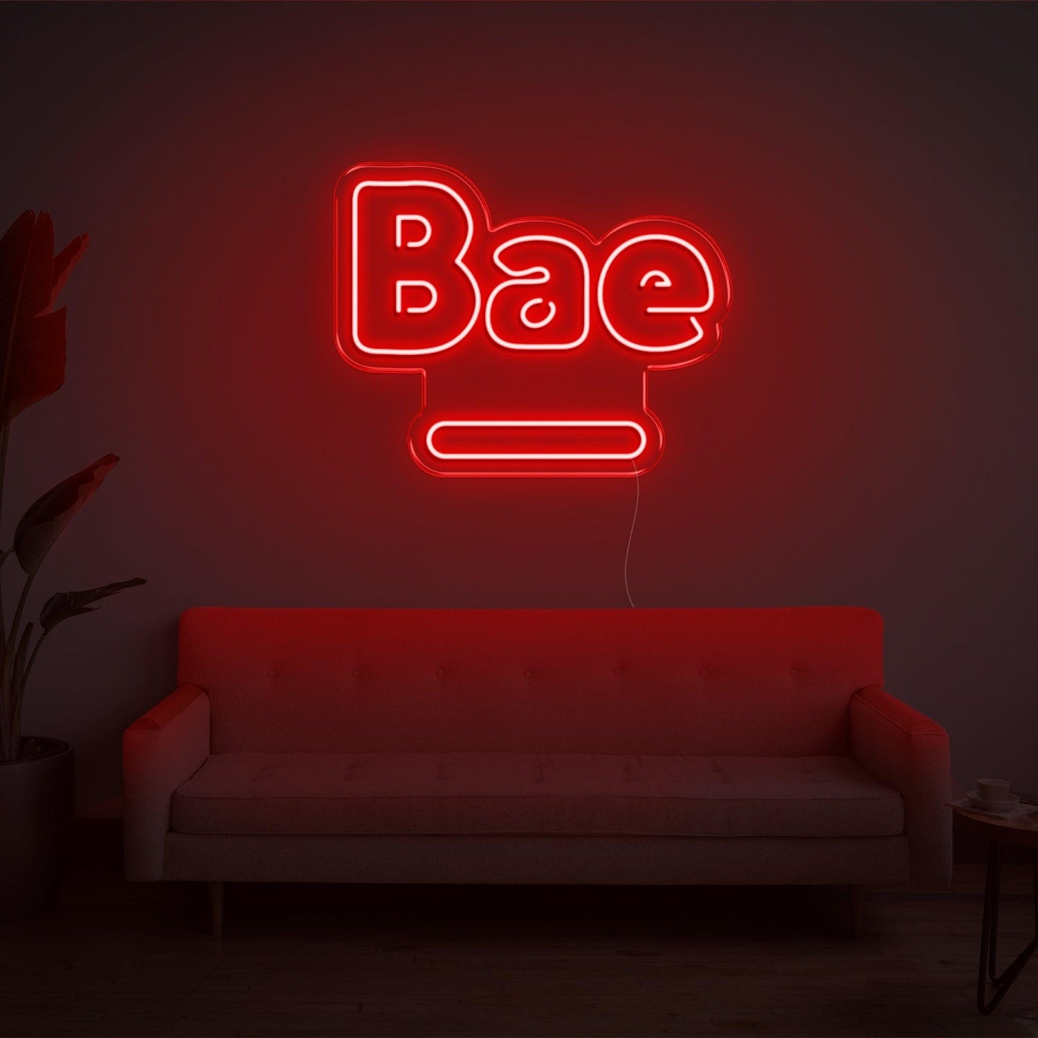 Blue Bae Led Neon Sign For Home Cafe Decor | Shineneon