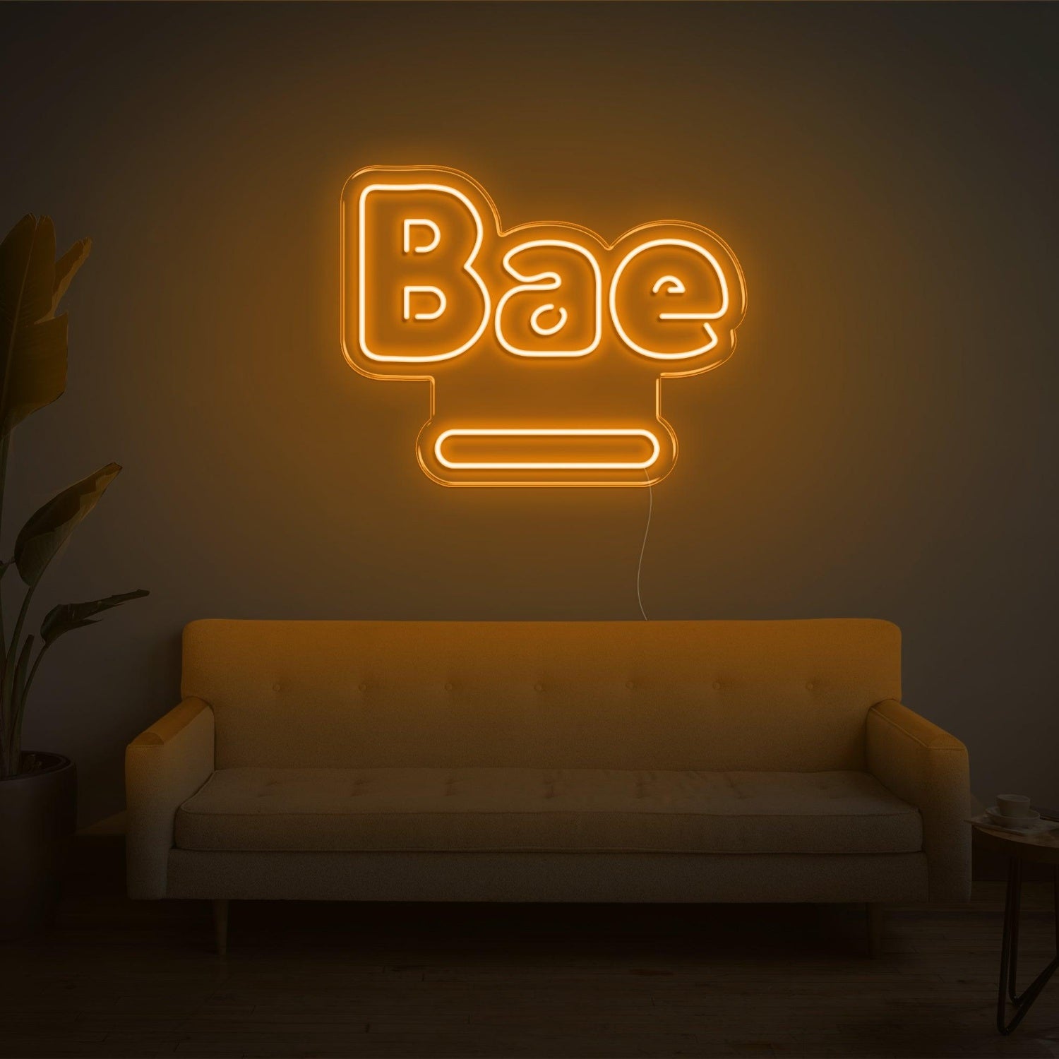 Blue Bae Led Neon Sign For Home Cafe Decor | Shineneon