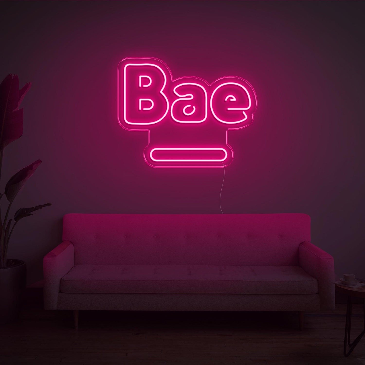 Blue Bae Led Neon Sign For Home Cafe Decor | Shineneon