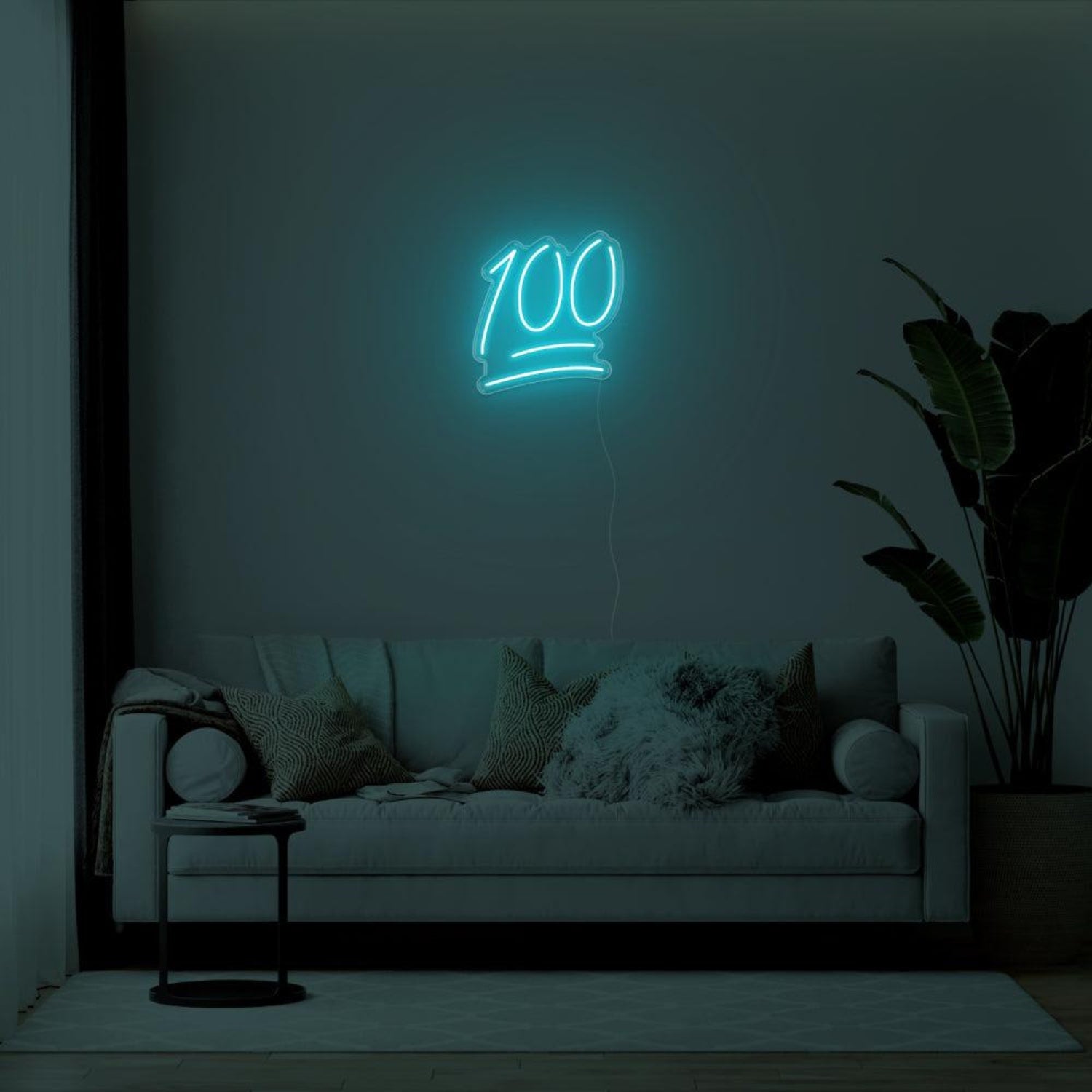 Blue Balloon 100 Led Neon Sign For Home Decor And Anniversary Celebration | Shineneon