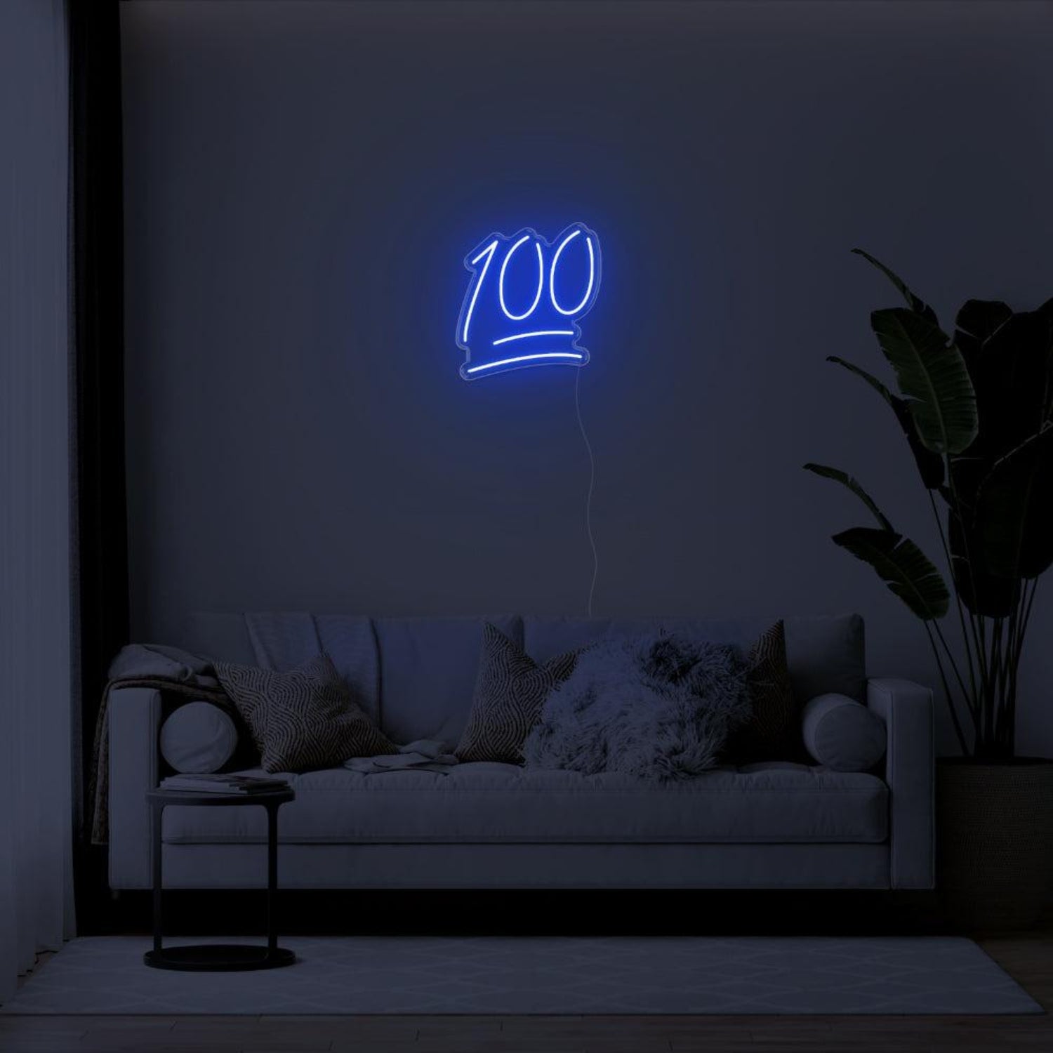 Blue Balloon 100 Led Neon Sign For Home Decor And Anniversary Celebration | Shineneon