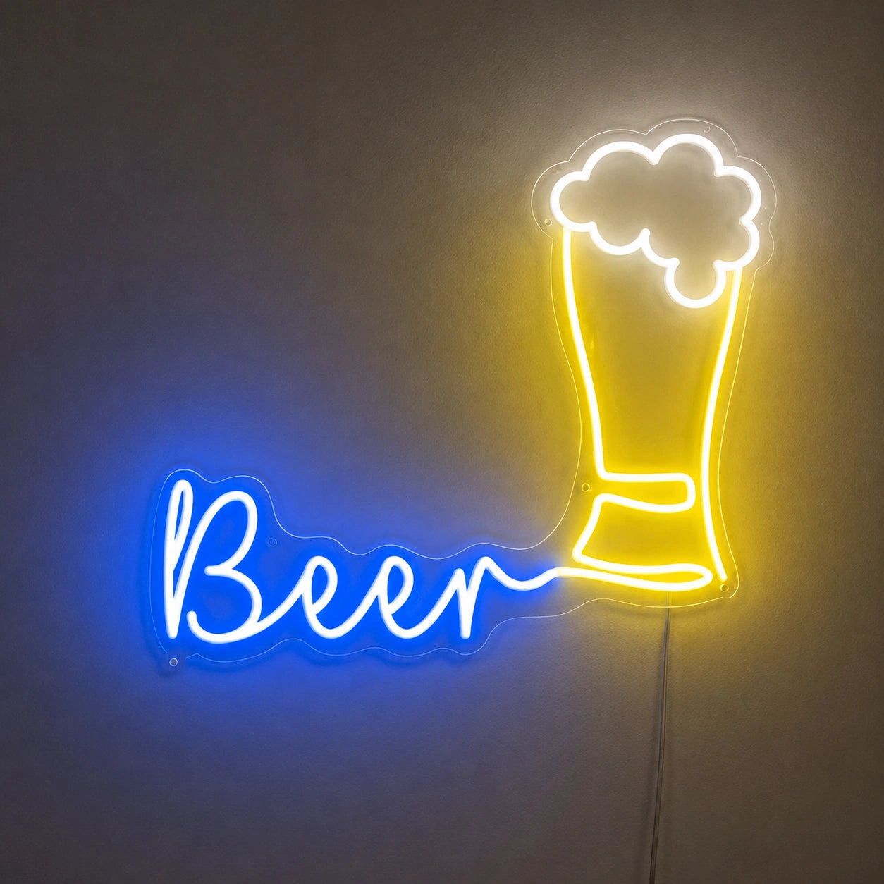 Blue Beer Brick Neon Sign LED Neon Sign main product image