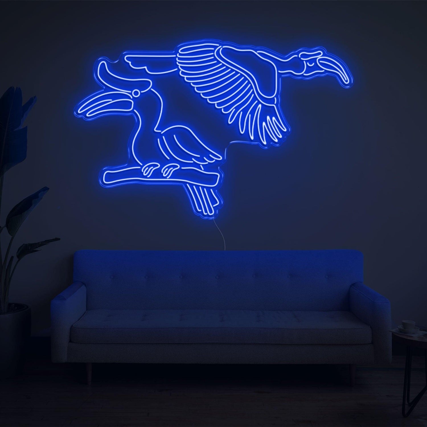 Blue Bird Led Neon Sign For Modern Home Wall Decor | Shineneon