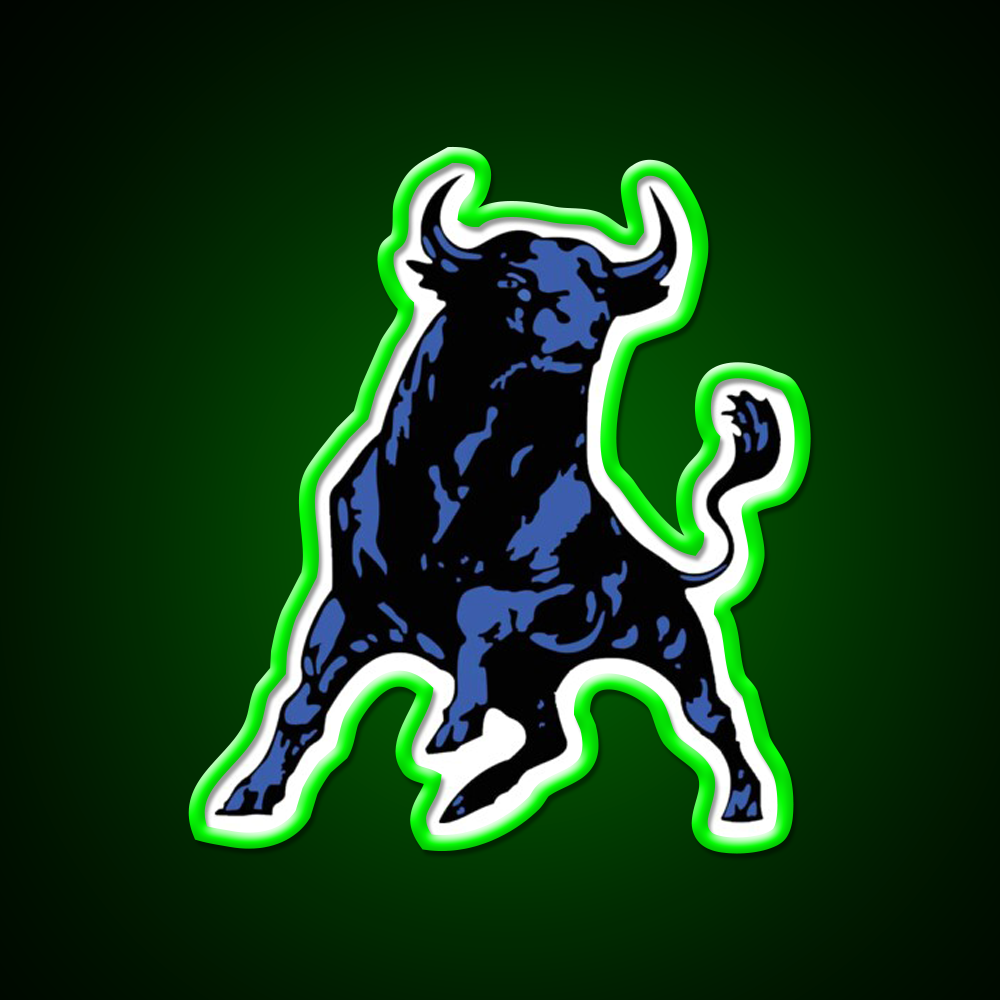 Blue Bull Beer Bar Decor Led Neon Sign Rgb Color - LED neon sign view 8