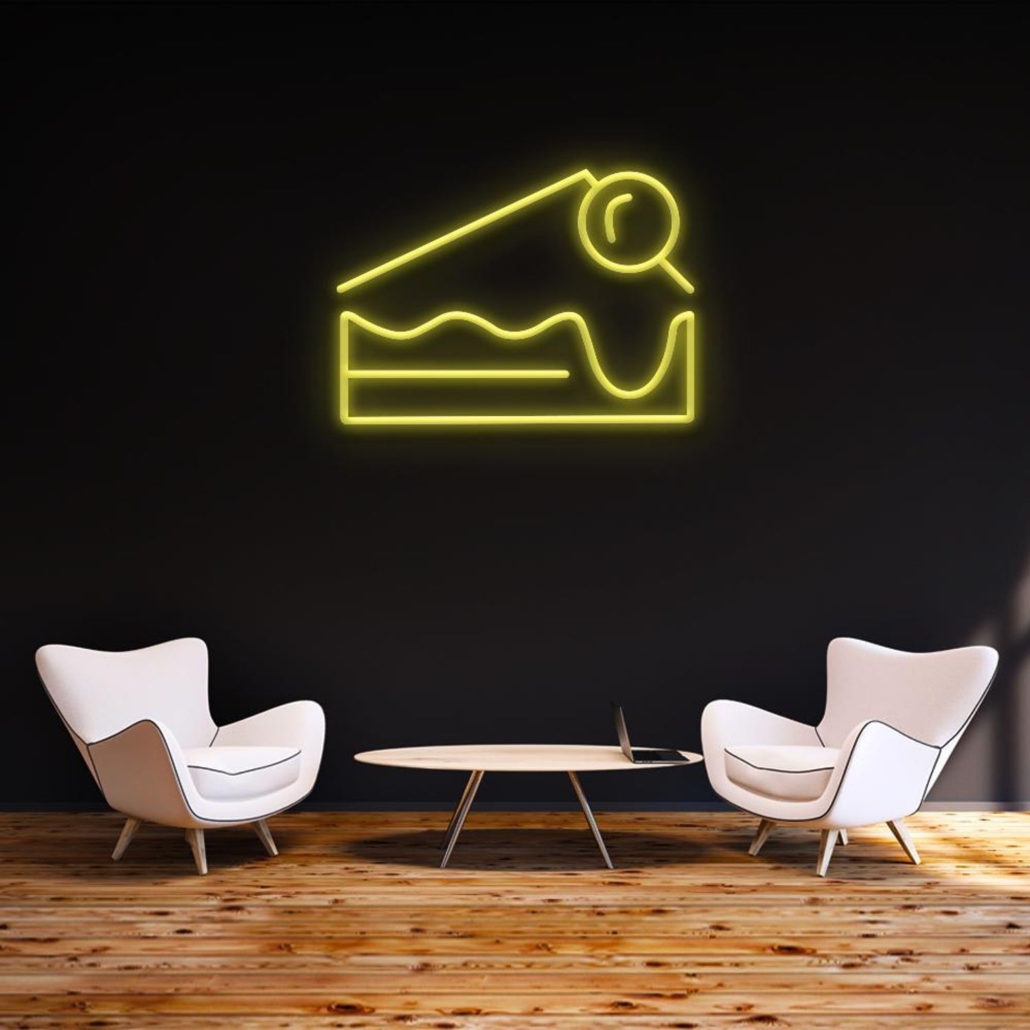 Blue Cheesecake Led Neon Sign For Cafe Home Decor | Shineneon