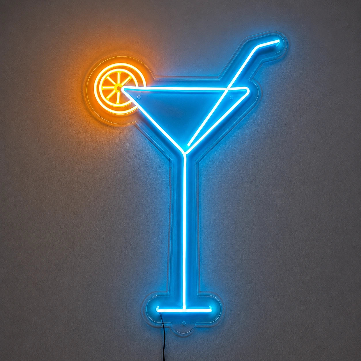 Blue Citrus Martini Neon Sign LED Neon Sign main product image