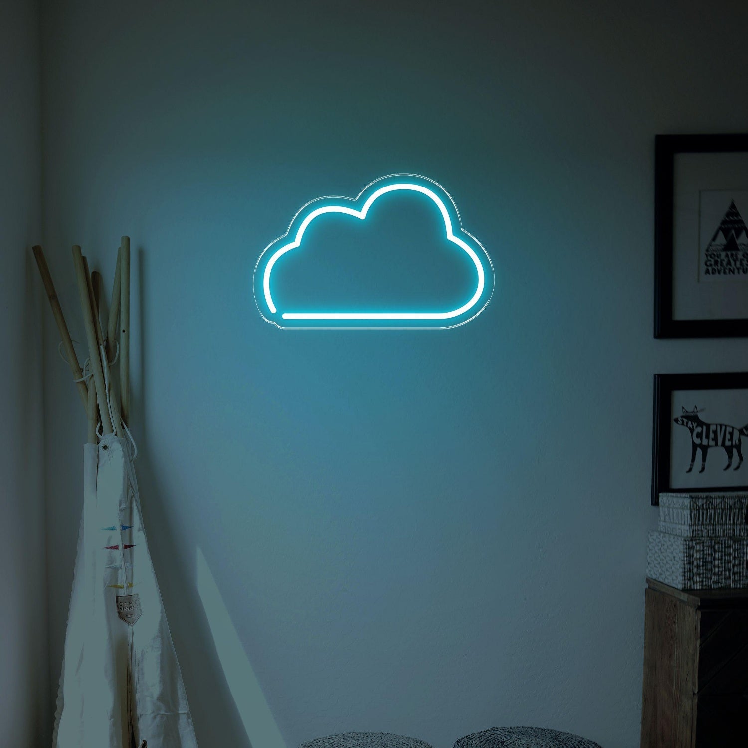 Blue Cloud Led Neon Sign For Home Decor | Shineneon