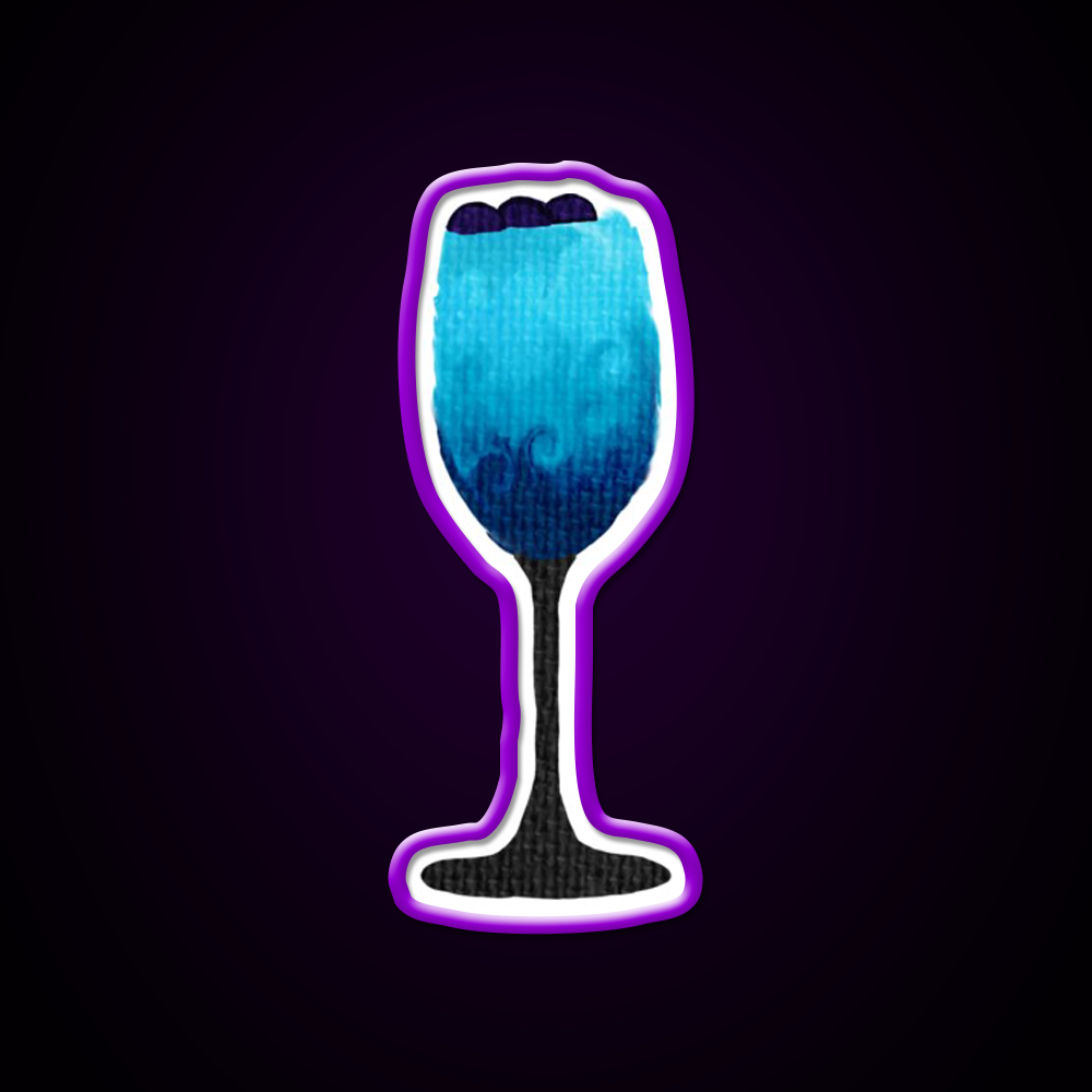 Blue Cocktail Bar Decor Led Neon Sign Rgb Color - LED neon sign view 9