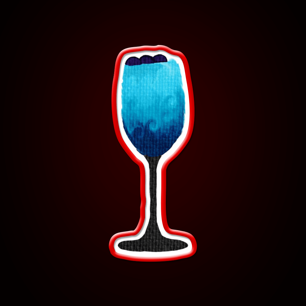 Blue Cocktail Bar Decor Led Neon Sign Rgb Color - Shineneon