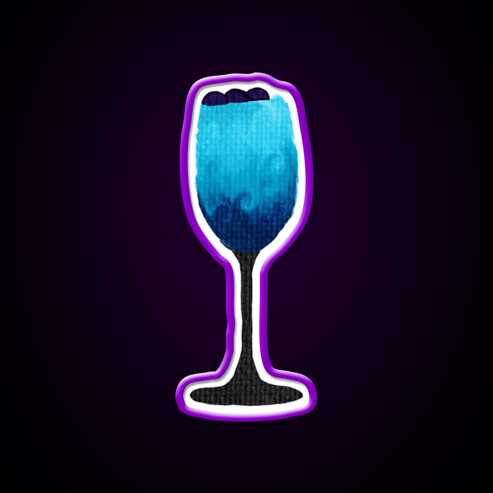 Blue Cocktail Bar Decor Led Neon Sign Rgb Color - Shineneon