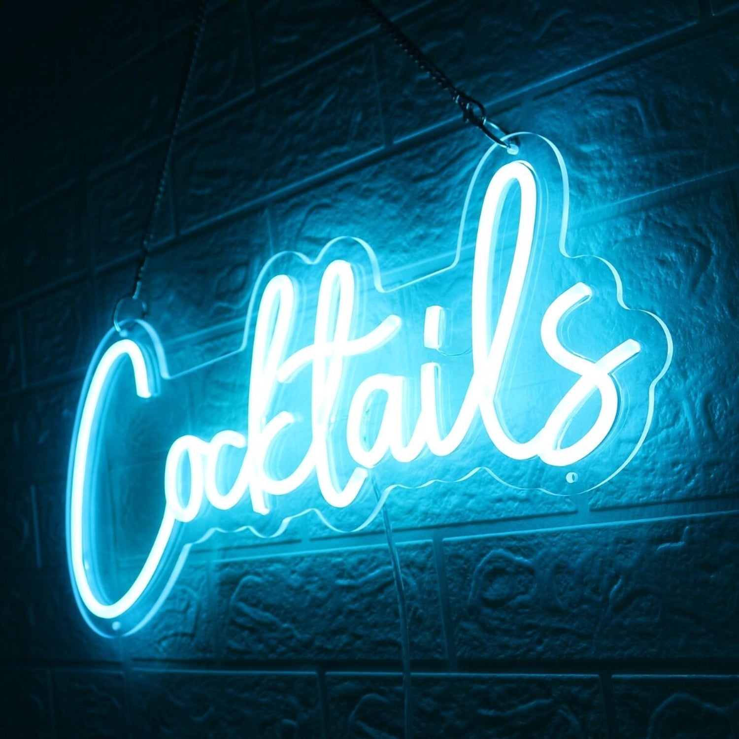 Blue Cocktails Led Neon Sign For Bars And Social Spaces - Shineneon