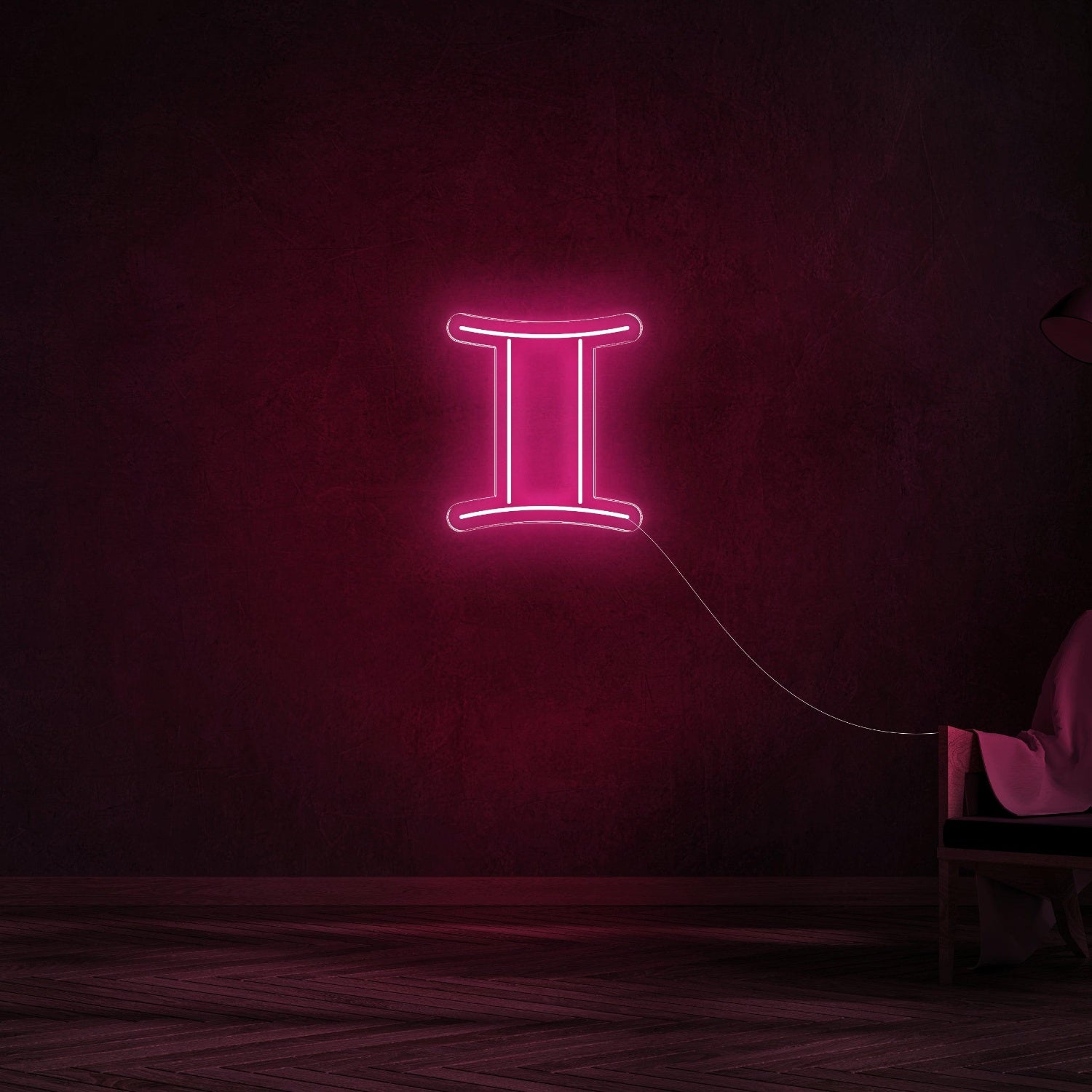 Blue Gemini Constellation Led Neon Sign For Home Decor | Shineneon