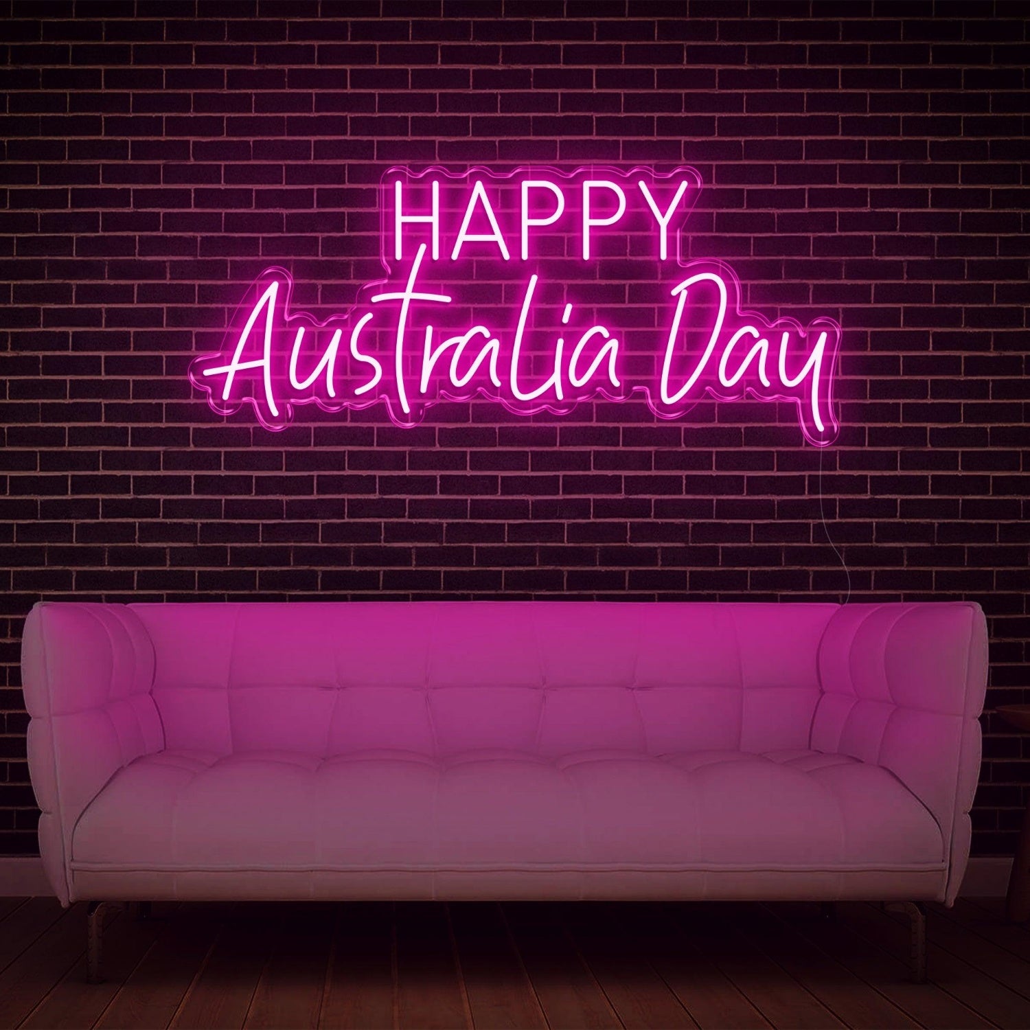Blue Happy Australia Day Led Neon Sign Indoor Party Home Decor | Shineneon