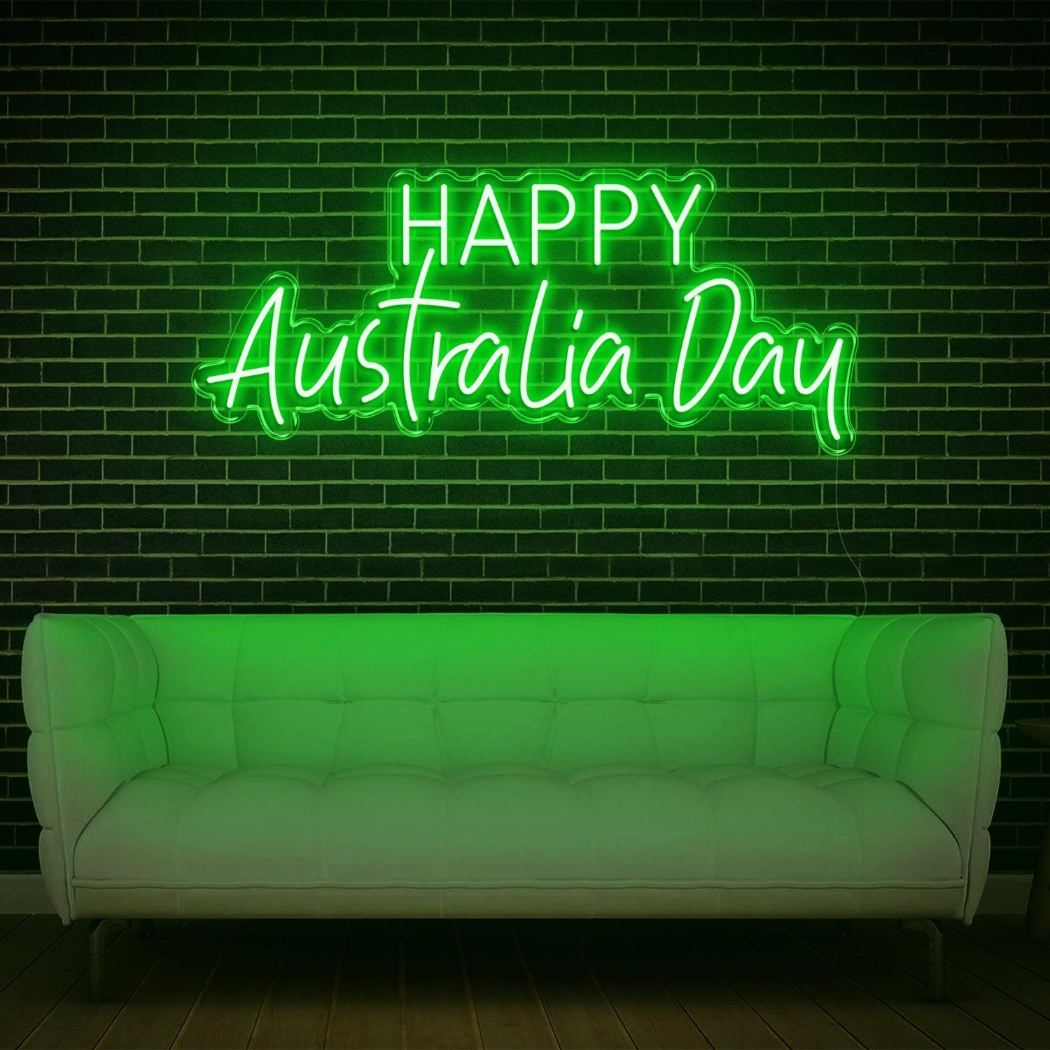 Blue Happy Australia Day Led Neon Sign Indoor Party Home Decor | Shineneon