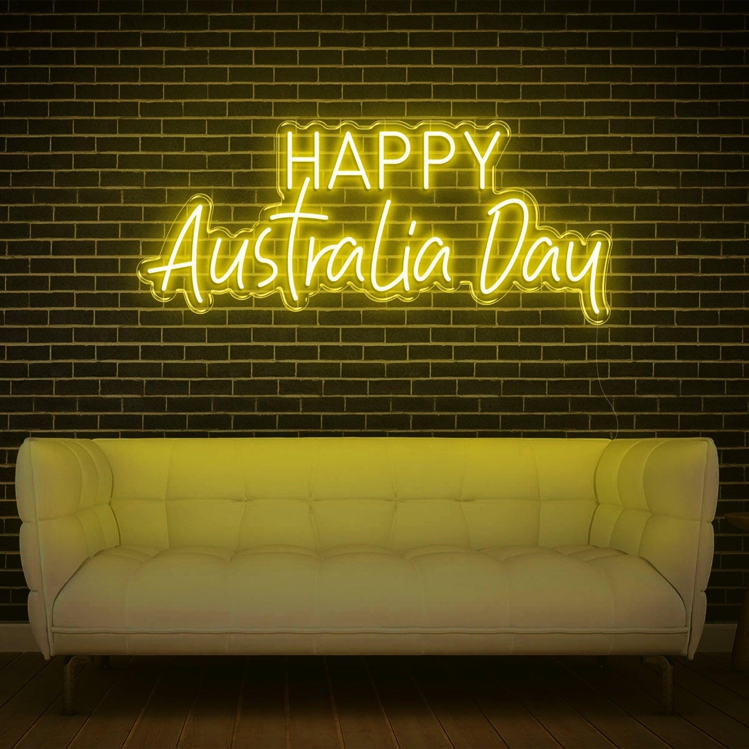 Blue Happy Australia Day Led Neon Sign Indoor Party Home Decor | Shineneon