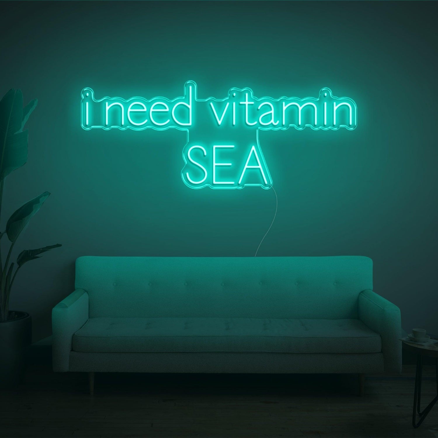 Blue I Need Vitamin Sea Led Neon Sign For Home Decor | Shineneon