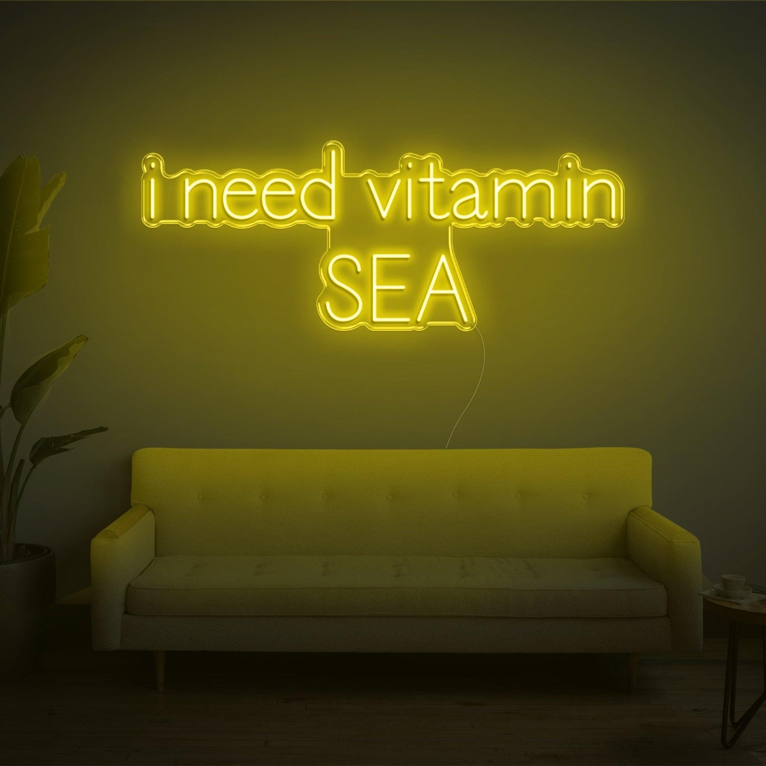 Blue I Need Vitamin Sea Led Neon Sign For Home Decor | Shineneon