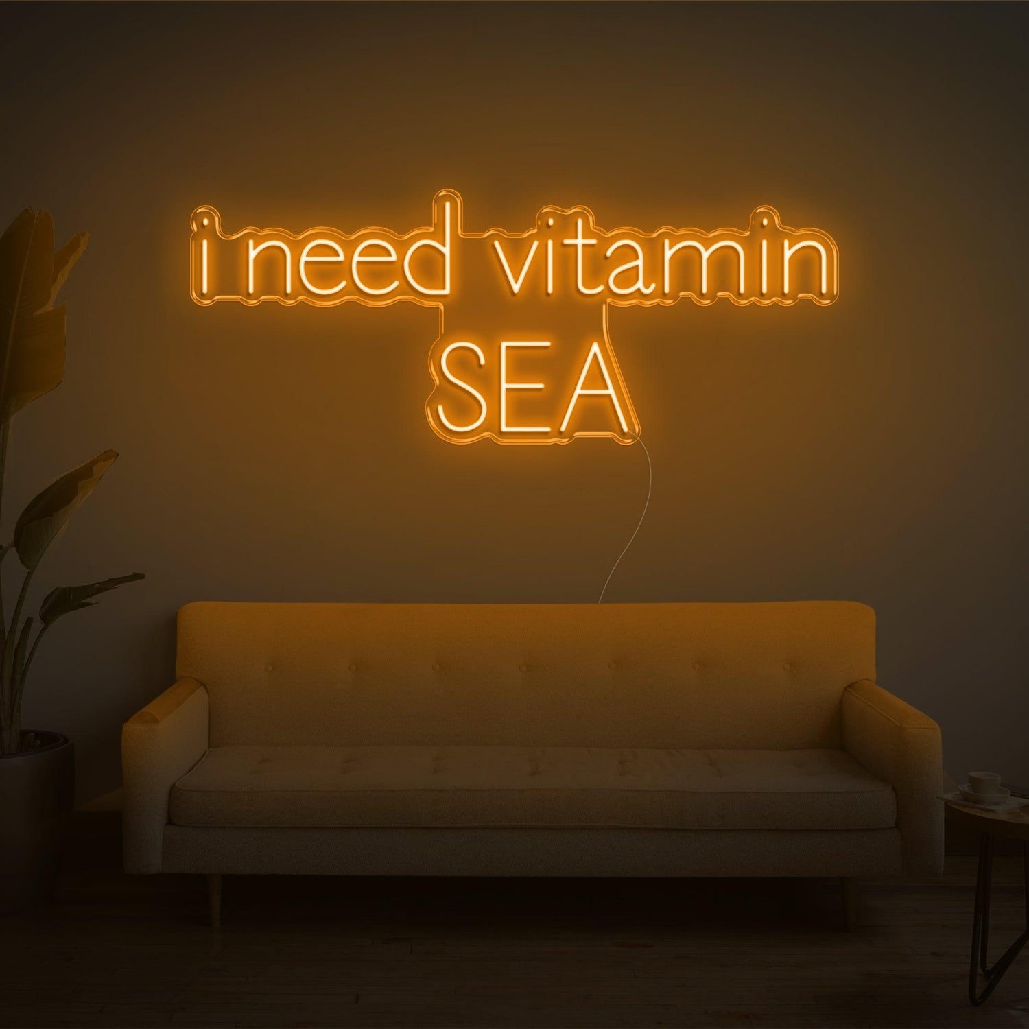 Blue I Need Vitamin Sea Led Neon Sign For Home Decor | Shineneon