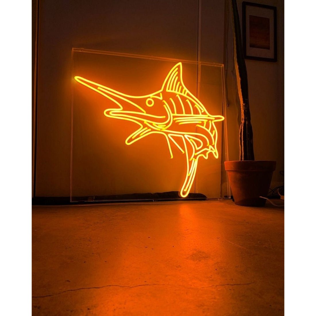 Blue Marlin Led Sign Business Neon Sign - Shineneon