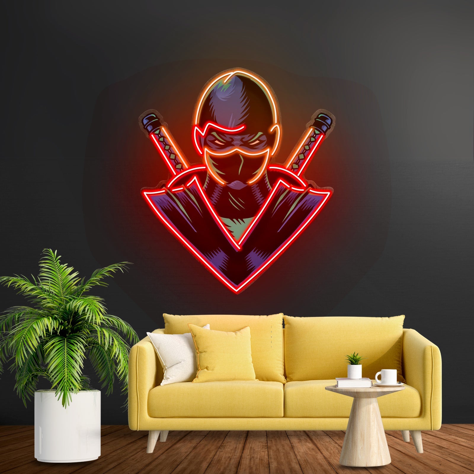 Blue Ninja Led Neon Sign Light Custom Led Signs - Shineneon