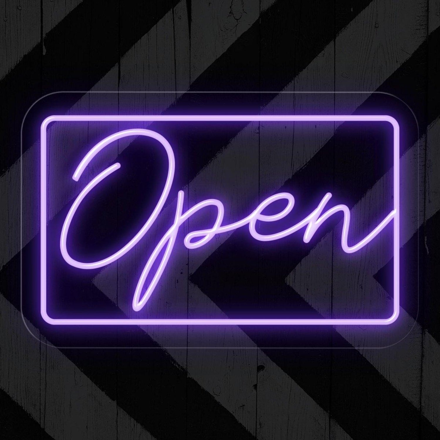 Blue-White Open Led Neon Sign For Store Cafe Restaurant Wall Decor | Shineneon