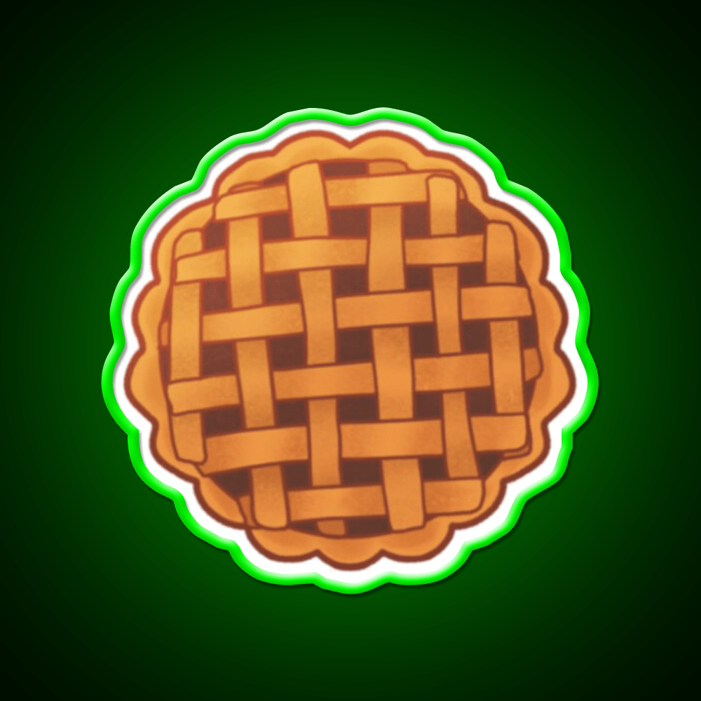 Blueberry Pie Snack Food Led Neon Sign Rgb Color - Shineneon
