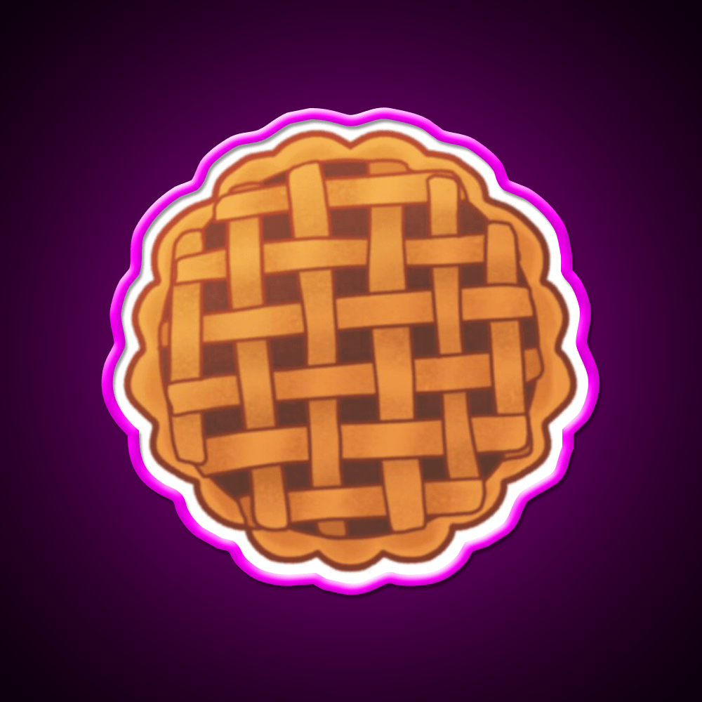 Blueberry Pie Snack Food Led Neon Sign Rgb Color - Shineneon