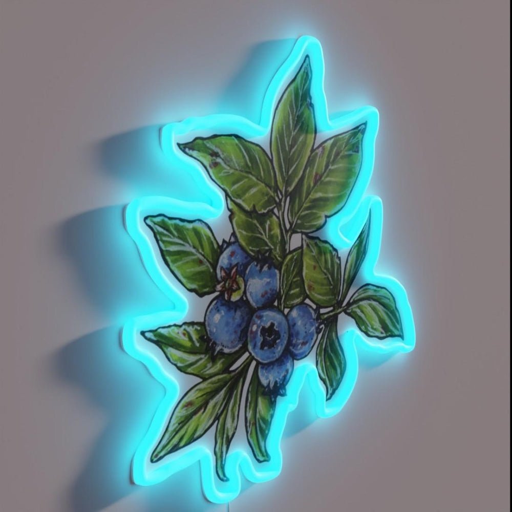 Blueberry Plant Rgb Led Neon Sign - Shineneon