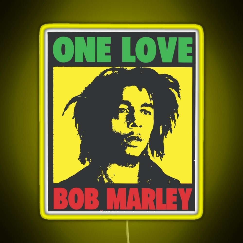 Bob Marley Rgb Led Neon Sign Pop Wall Art - Shineneon
