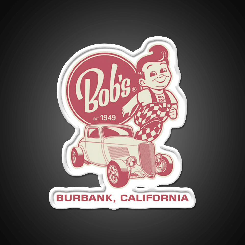 Bobs Big Boy Est 1949 Fast Food Led Neon Sign For Burger Place Rgb Color - Shineneon