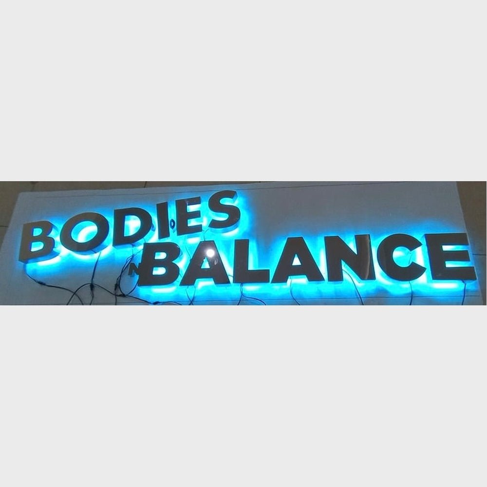 Bodies Balance 3D Backlit Channel Letters Led Light Sign - Shineneon