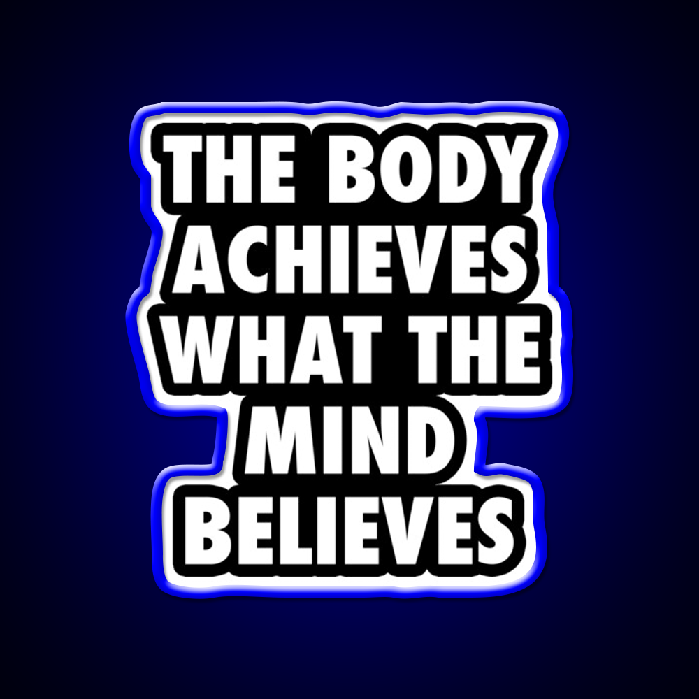 Body Gym Motivational Gym Fitness Led Neon Sign Rgb Color