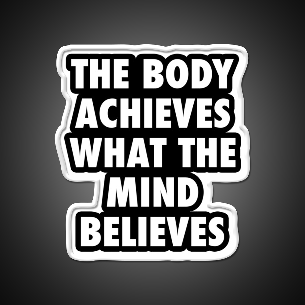 Body Gym Motivational Gym Fitness Led Neon Sign Rgb Color