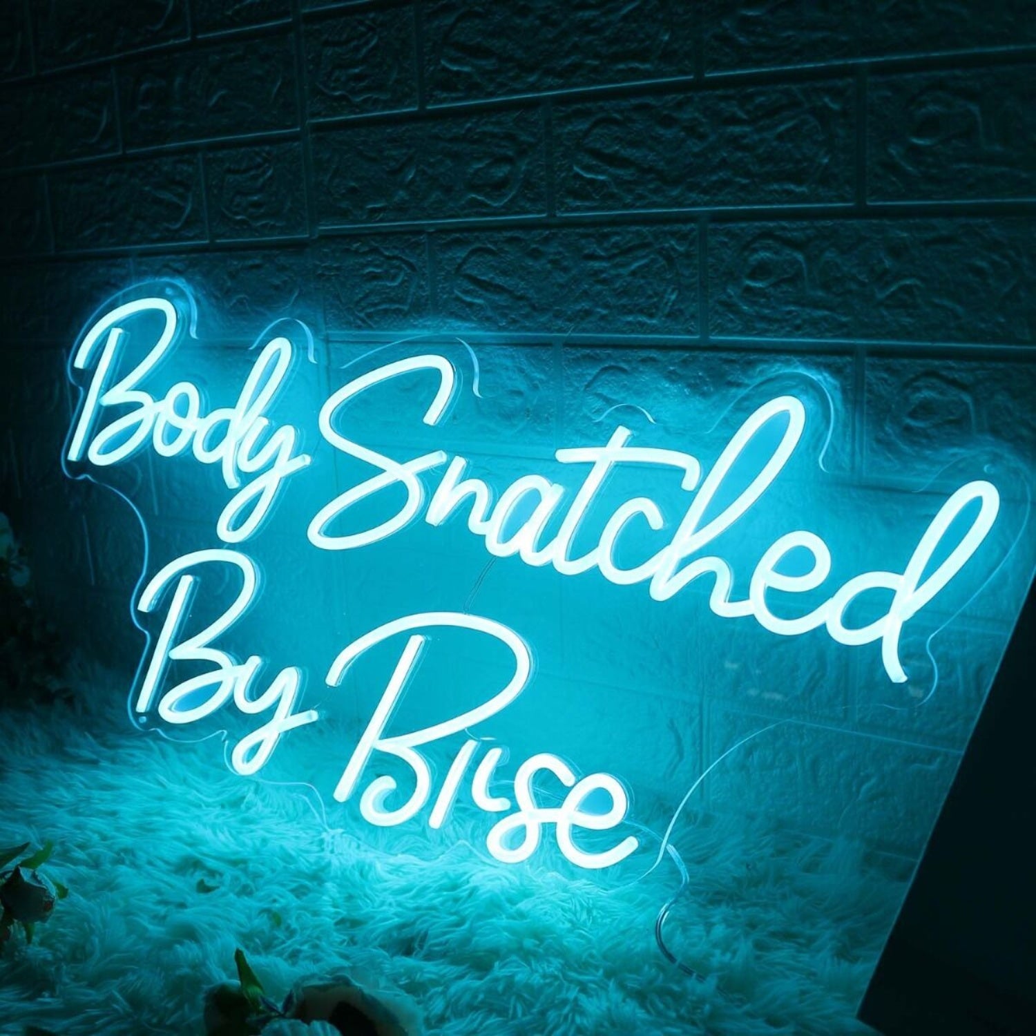 Body Snatched By Rose Blue Led Neon Sign - Shineneon