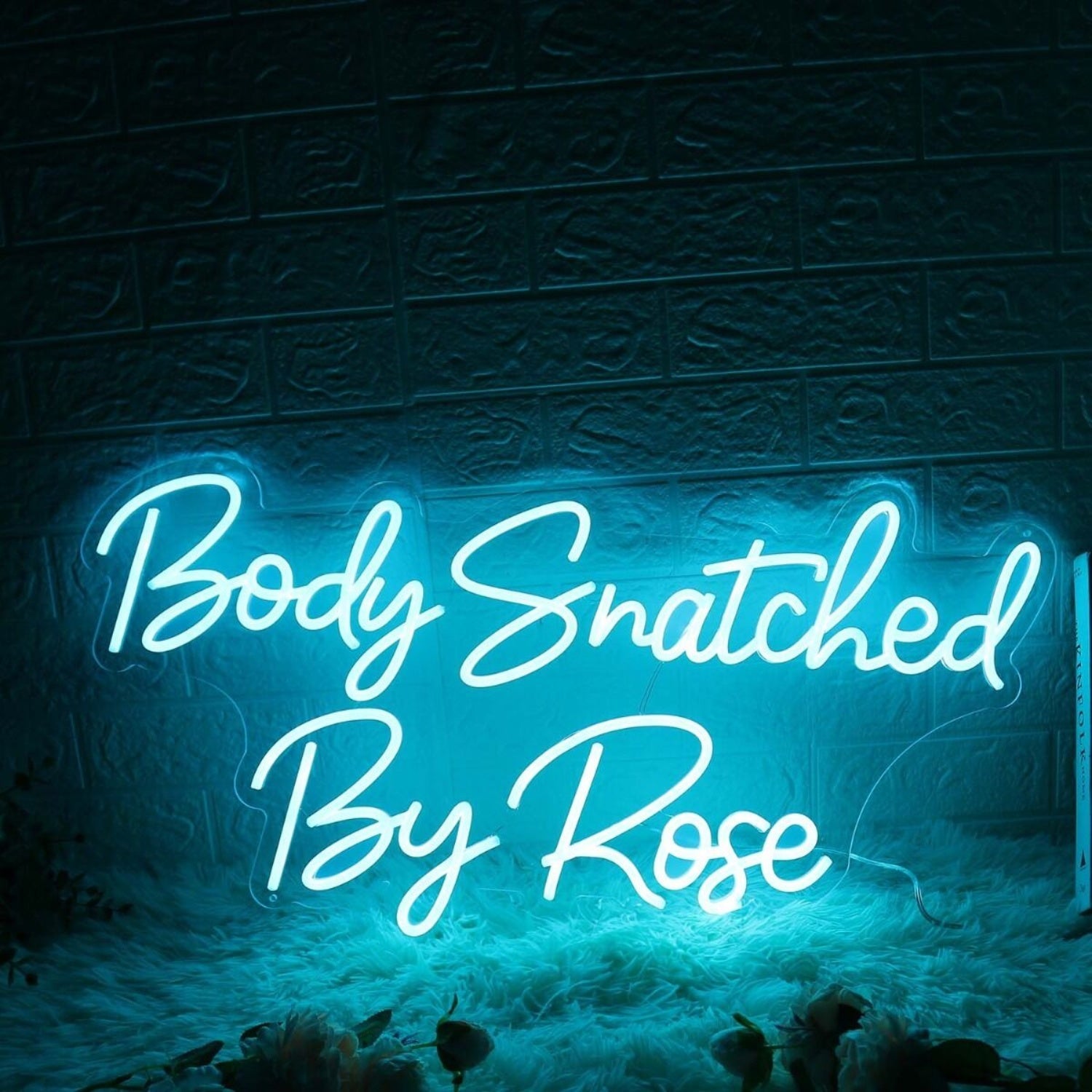 Body Snatched By Rose Blue Led Neon Sign - Shineneon
