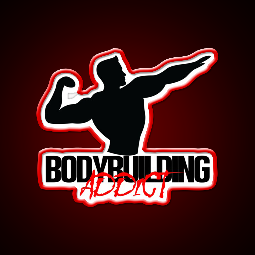 Bodybuilding Addict 2 Black Gym Fitness Led Neon Sign Rgb Color