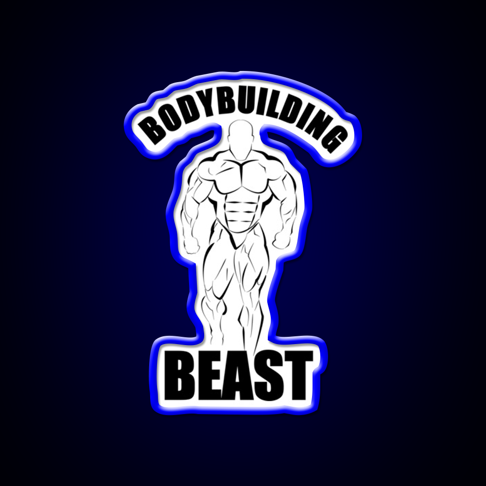 Bodybuilding Beast Physic Gym Fitness Led Neon Sign Rgb Color