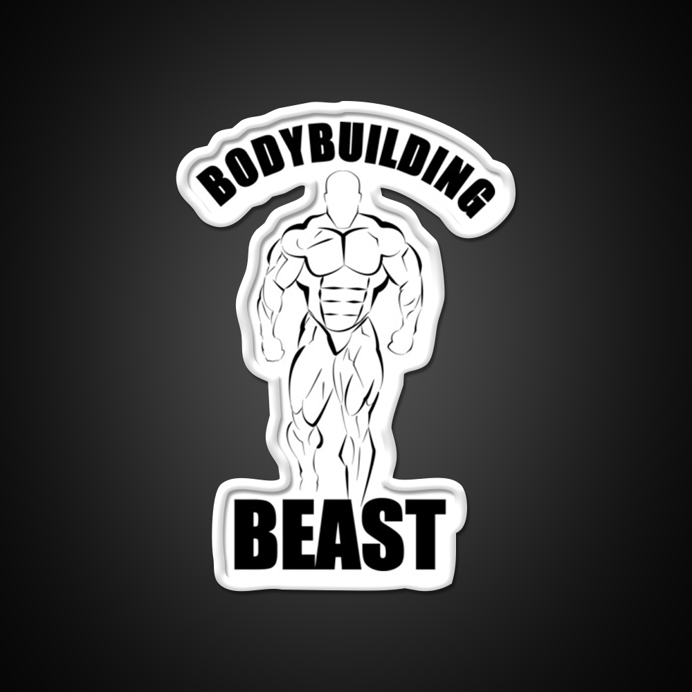 Bodybuilding Beast Physic Gym Fitness Led Neon Sign Rgb Color