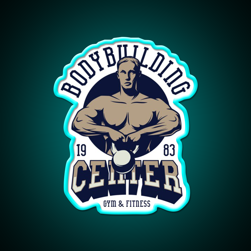 Bodybuilding Center Gym And Fitness Gym Fitness Led Neon Sign Rgb Color