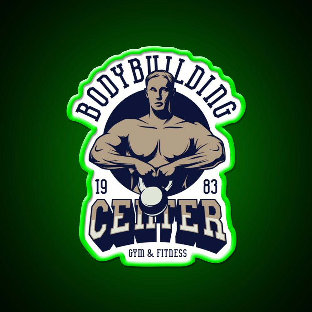 Bodybuilding Center Gym And Fitness Gym Fitness Led Neon Sign Rgb Color