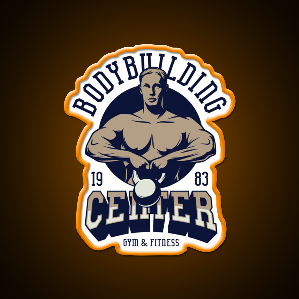 Bodybuilding Center Gym And Fitness Gym Fitness Led Neon Sign Rgb Color