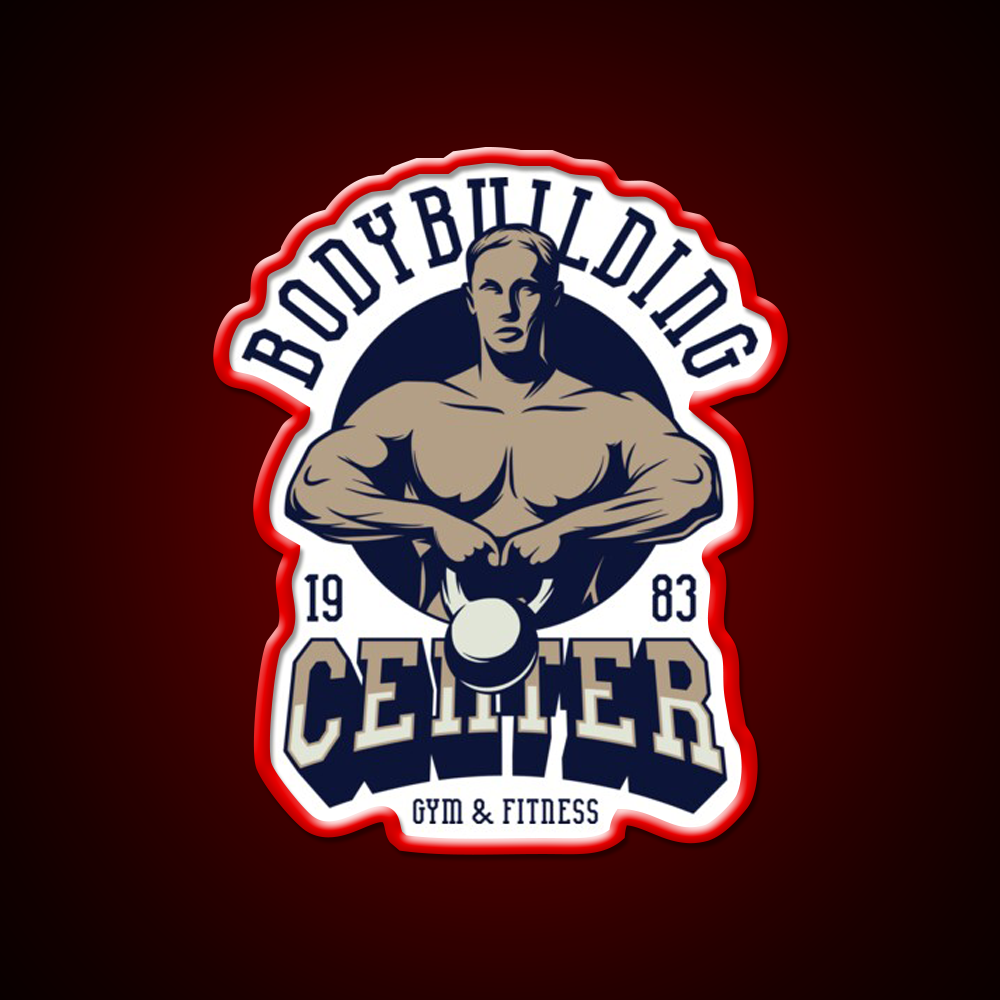 Bodybuilding Center Gym And Fitness Gym Fitness Led Neon Sign Rgb Color