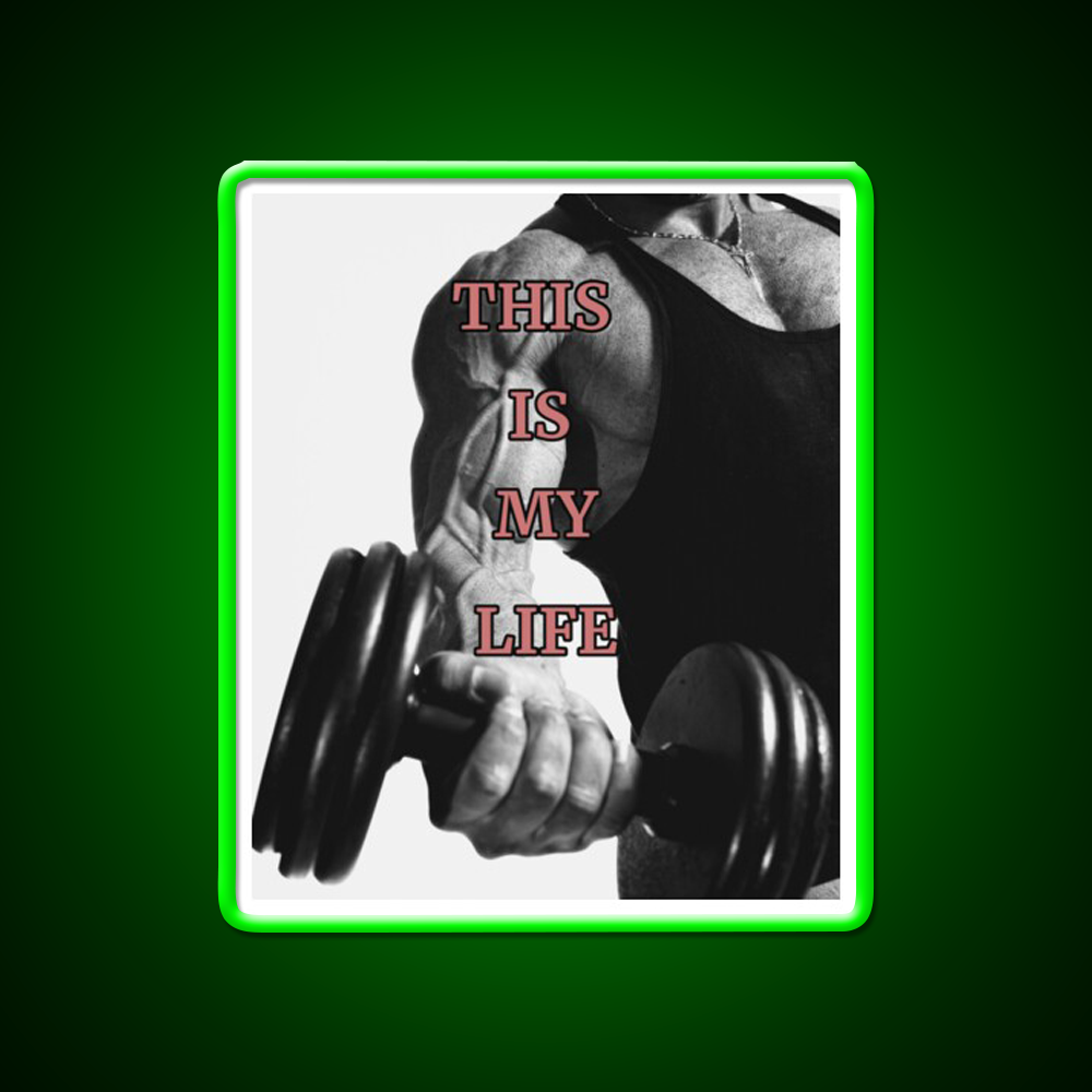 Bodybuilding Gym Fitness Led Neon Sign Fitness Room Sign Rgb Color - LED neon sign view 8